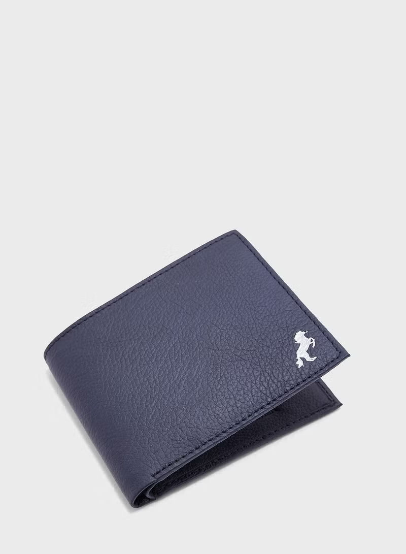 Genuine Leather Bi Fold Wallet