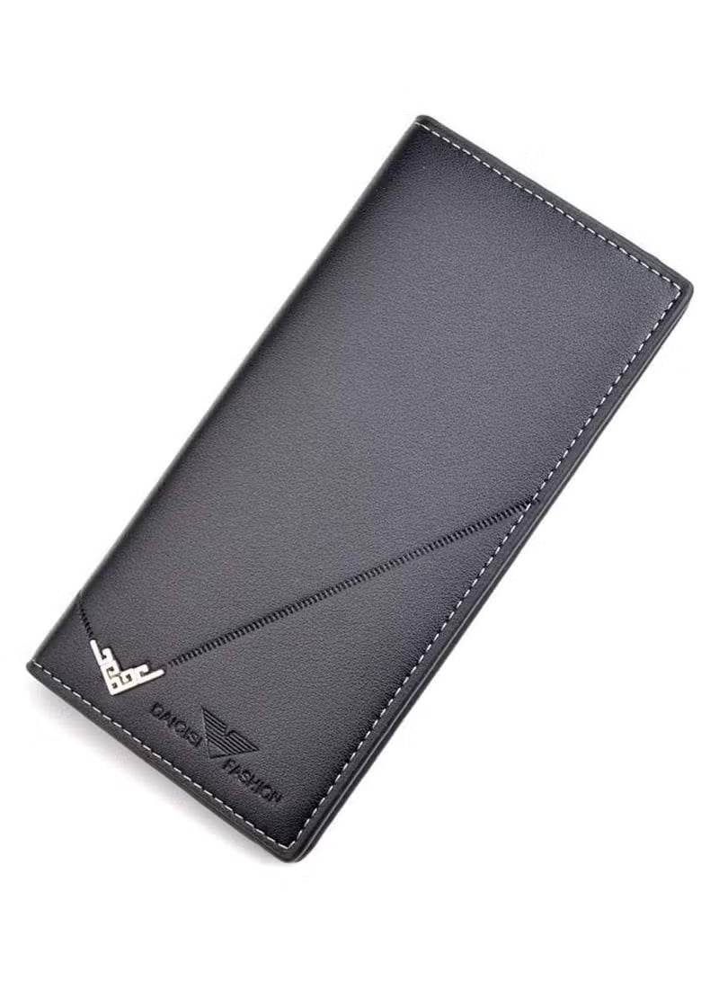 Men's Long Thin Slim Leather Wallet