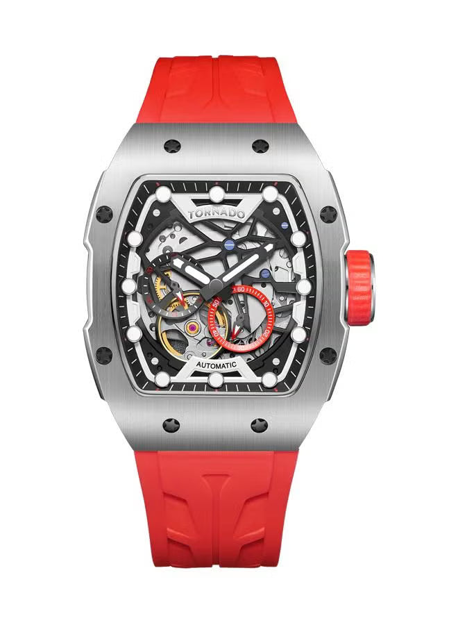 Men's Silicone Automatic Watch T24302-SSRB - 38.5mmx49mm mm