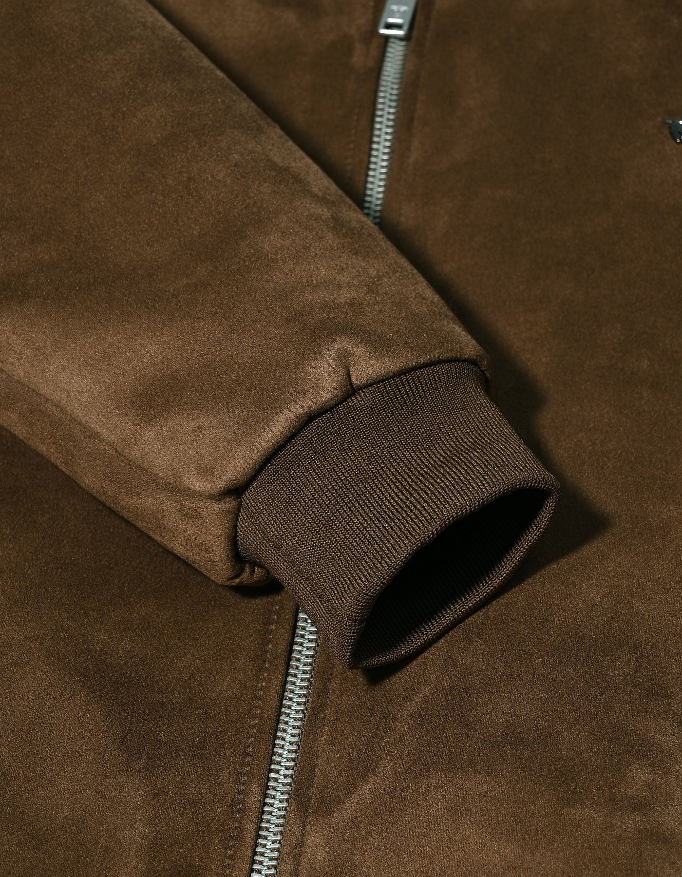 Brown Plain Bomber Jacket